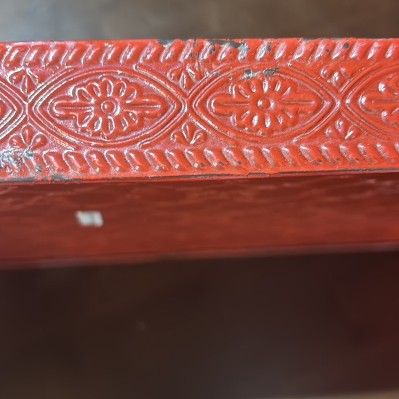 Red Metal Display Tray/Riser - Picture 6 of 8